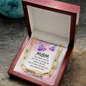 Mom-I have loved you my whole life-Forever Linked Necklace - Custom Heart Design