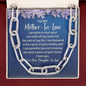 I promise to love your son-Forever Linked Necklace - Custom Heart Design