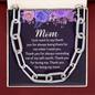 To Mom. I just want to say thank you-Forever Linked Necklace - Custom Heart Design