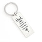 Dad, You'll always be the first man I love-Keychain - Custom Heart Design