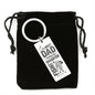 * The best Dad teaches his daughter how to fish- Personalized Keyring for Men - Custom Heart Design