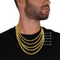 Cuban Link Chain for Boyfriend, Chain Link Necklace for Men - Custom Heart Design