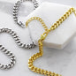 Cuban Link Chain for Boyfriend, Chain Link Necklace for Men - Custom Heart Design