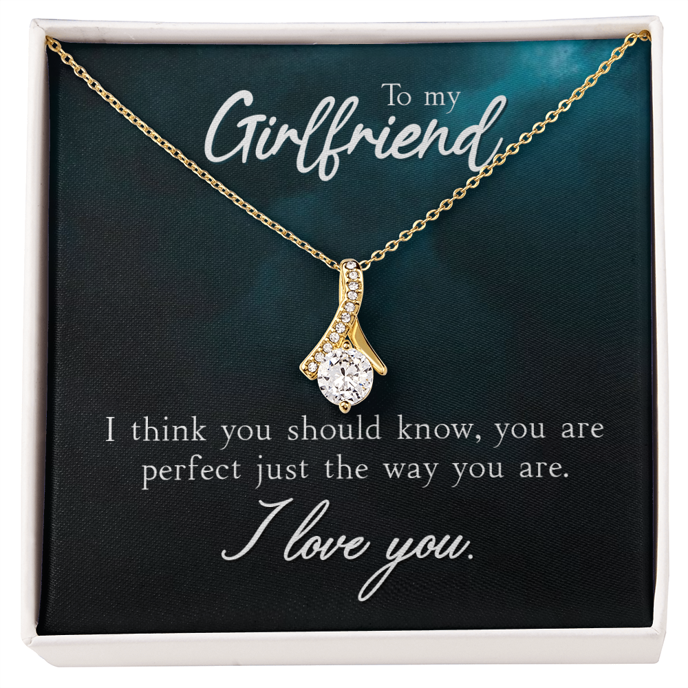 Girlfriend Silver Necklace, Dainty Necklace for Girlfriend | Custom Heart Design