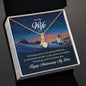 Wife Necklace, Dainty Pendant, Sentimental Necklace-Choose you a hundred lifetimes | Custom Heart Design