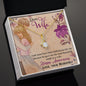 Wife Necklace, Dainty Pendant, Sentimental Necklace-God gave me an angel | Custom Heart Design