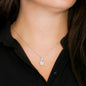 Wife Necklace, Dainty Pendant, Sentimental Necklace-The days we spend together | Custom Heart Design