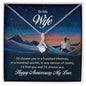 Wife Necklace, Dainty Pendant, Sentimental Necklace-Choose you a hundred lifetimes | Custom Heart Design