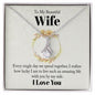 Wife Necklace, Dainty Pendant, Sentimental Necklace-The days we spend together | Custom Heart Design