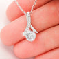 Wife Necklace, Dainty Pendant, Sentimental Necklace-The days we spend together | Custom Heart Design