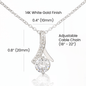 Wife Necklace, Dainty Pendant, Sentimental Necklace-Love you more | Custom Heart Design
