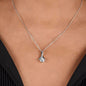 To My Mother In Law, You’ve given me a gracious man- Solitaire Necklace | Custom Heart Design