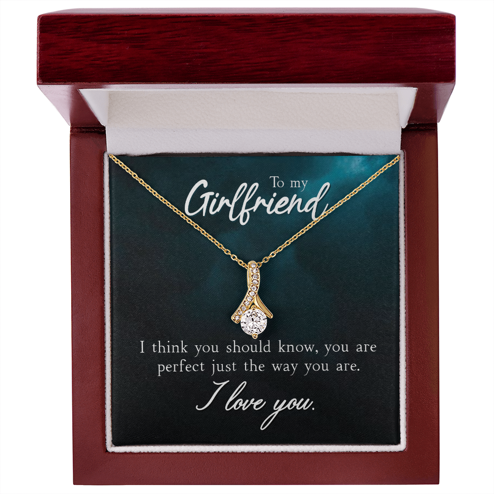 Girlfriend Silver Necklace, Dainty Necklace for Girlfriend | Custom Heart Design