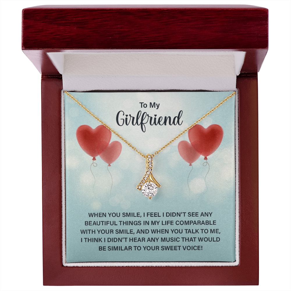 Girlfriend Silver Necklace, Dainty Gold Necklace for Girlfriend | Custom Heart Design