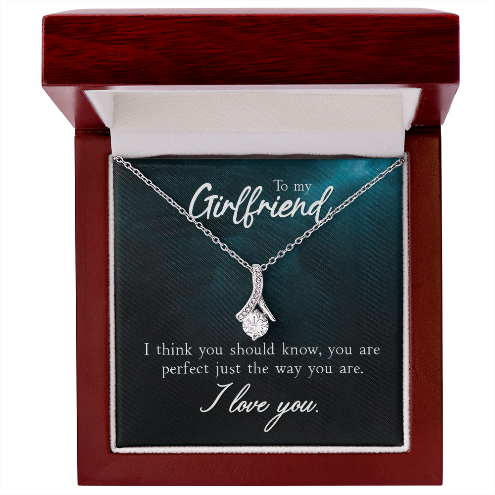 Girlfriend Silver Necklace, Dainty Necklace for Girlfriend | Custom Heart Design
