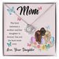 Mom Jewelry, Love Knot Necklace for Mom, Necklace for Mom from Daughter | Custom Heart Design