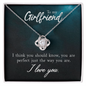 Girlfriend Jewelry, Love Knot Necklace for Girlfriend | Custom Heart Design