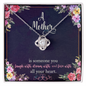 Mom Jewelry, Love Knot Necklace for Mom, Necklace for Mom | Custom Heart Design