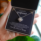 Girlfriend Jewelry, Love Knot Necklace for Girlfriend | Custom Heart Design