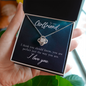 Girlfriend Jewelry, Love Knot Necklace for Girlfriend | Custom Heart Design