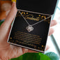 Wife Gold Necklace, Love Knot Necklace, Necklace for Soulmate | Custom Heart Design