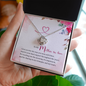 Mom In Law Jewelry, Love Knot Necklace for Mom, Necklace for Mom | Custom Heart Design