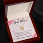 Mom Jewelry, Love Knot Necklace for Mom, Necklace for Mom from Daughter | Custom Heart Design