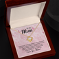 Mom Jewelry, Love Knot Necklace for Mom, Greatest Mom Necklace from Son | Custom Heart Design
