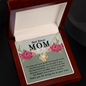 Mom Jewelry, Love Knot Necklace for Mom, Necklace for Bonus Mom | Custom Heart Design