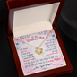 Mom Jewelry, Love Knot Necklace for Mom, Necklace for Mom from Daughter| Custom Heart Design