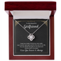 Girlfriend Jewelry, Love Knot Necklace for Girlfriend | Custom Heart Design