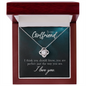 Girlfriend Jewelry, Love Knot Necklace for Girlfriend | Custom Heart Design
