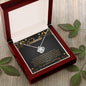 Soulmate Necklace, Love Knot Necklace-Remain in my heart - Custom Heart Design