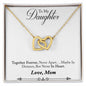 Daughter Necklace, Heart Necklace for Daughter, Interlocking Hearts Necklace | Custom Heart Design