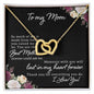 Mom Heart Necklace-You mean so much to me | Custom Heart Design