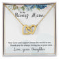 Mom Heart Necklace-You are my world | Custom Heart Design