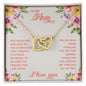 Mom Heart Necklace-You gave me confidence | Custom Heart Design