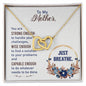 Mom Heart Necklace-Just breathe | Custom Heart Design