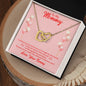Mom to be Heart Necklace-I can hear you | Custom Heart Design