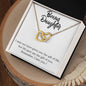 Daughter Necklace, Heart Necklace for Daughter, Interlocking Hearts Necklace | Custom Heart Design