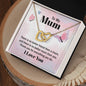 Mom Heart Necklace-There's no better friend than you | Custom Heart Design