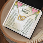 Mom Heart Necklace-You are an amazing influence | Custom Heart Design