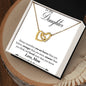 Daughter Necklace, Heart Necklace for Daughter, Interlocking Hearts Necklace | Custom Heart Design