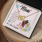 Mom & Daughter Heart Necklace -Forever love | Custom Heart Design