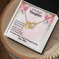 Daughter Necklace, Heart Necklace for Daughter, Interlocking Hearts Necklace | Custom Heart Design