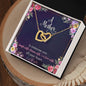 Mom Heart Necklace-Laugh, dream, love | Custom Heart Design