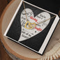 Daughter Necklace, Heart Necklace for Daughter-All my heart | Custom Heart Design