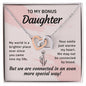 Daughter Necklace, Heart Necklace for Daughter, Interlocking Hearts Necklace | Custom Heart Design