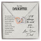 Daughter Necklace, Heart Necklace for Daughter, Interlocking Hearts Necklace | Custom Heart Design