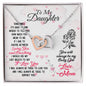 Daughter Necklace, Heart Necklace for Daughter, Interlocking Hearts Necklace | Custom Heart Design